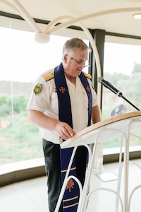 Wedding ceremony by Dr. Gerrit Rademeyer in Kareedouw