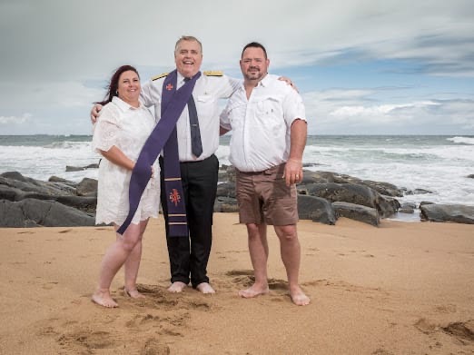Wedding ceremony by Dr. Gerrit Rademeyer in Kareedouw